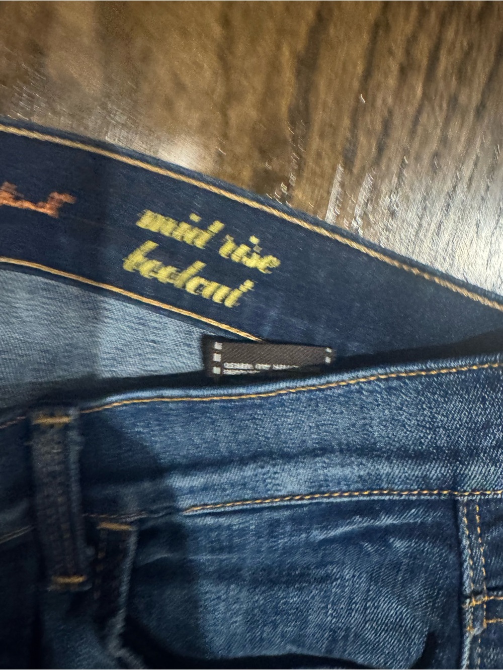 Women’s Seven 7 For All Mankind Mid Rise Bootcut Jeans 26 Denim Dark Wash Blue - Picture 3 of 5